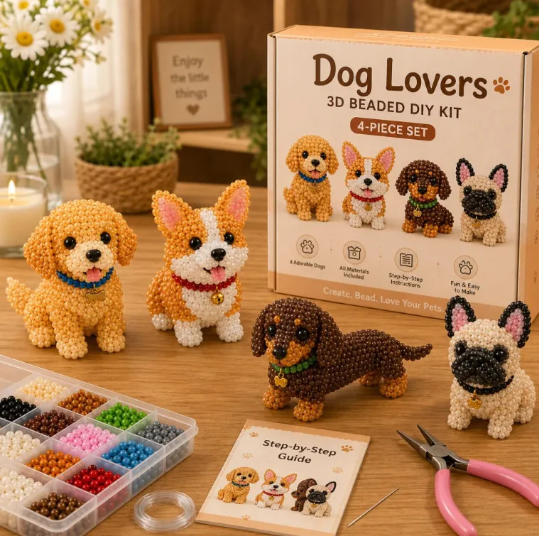 Embroidery Kit Set - Zestaw do samodzielnego wykonania haftu 3D