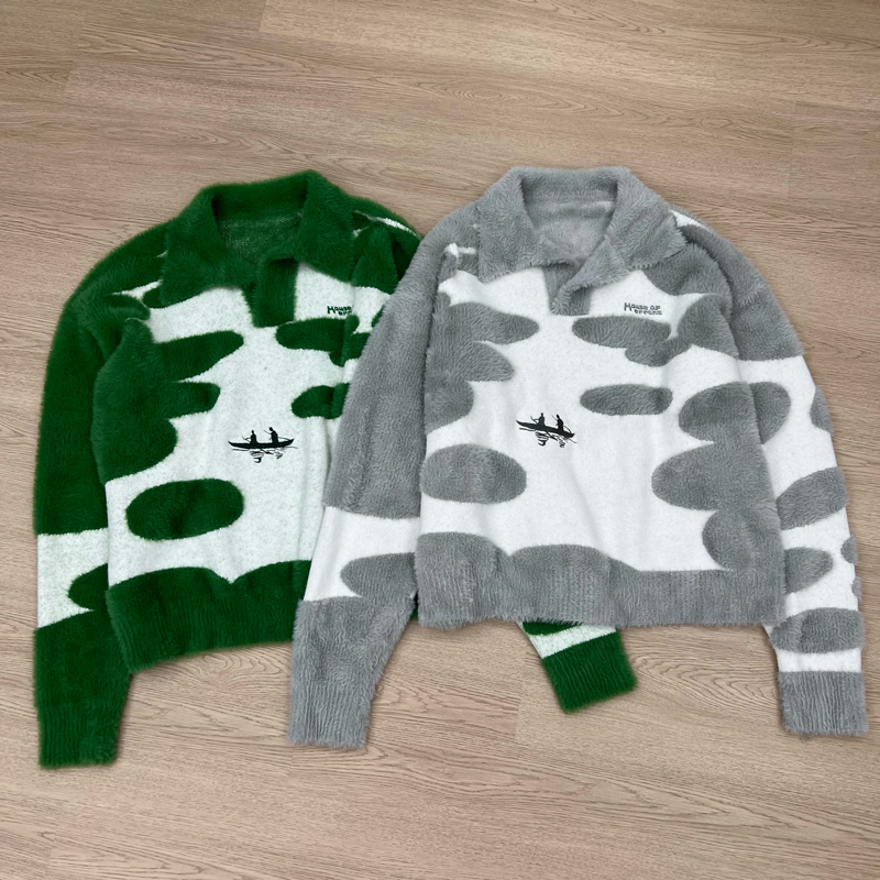 Embroidery House - Sweter Streetwear Trend House of Errors,