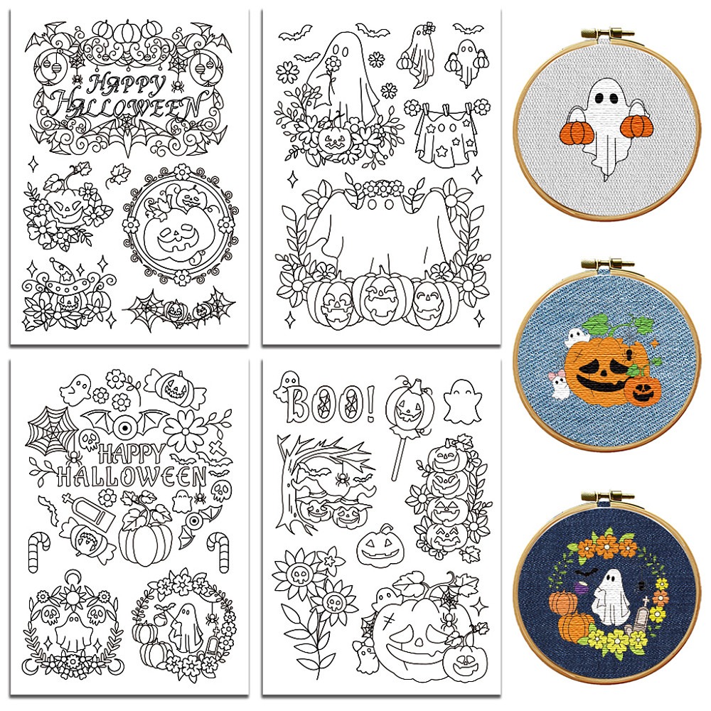 Embroidery Sheet - Rozpuszczalne w wodzie wzory do haftowania