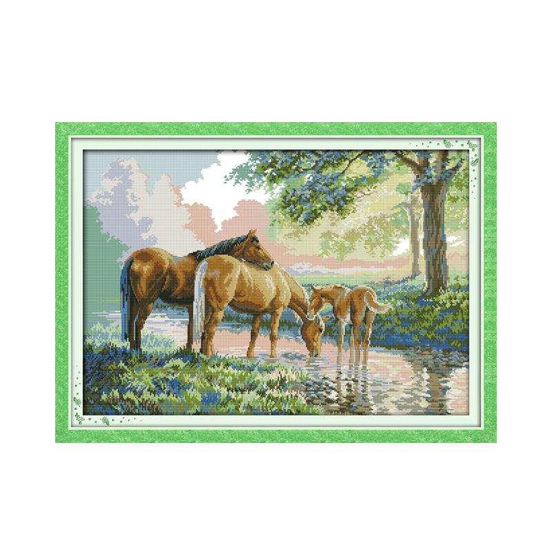 Embroidery Vs Cross Stitch - Radość niedziela Cross zestaw do szycia