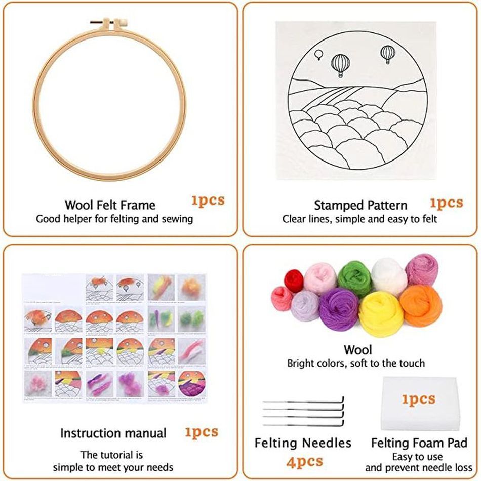 Zestaw startowy wełniane zesta – Embroidery Kit Set recenzja i cena