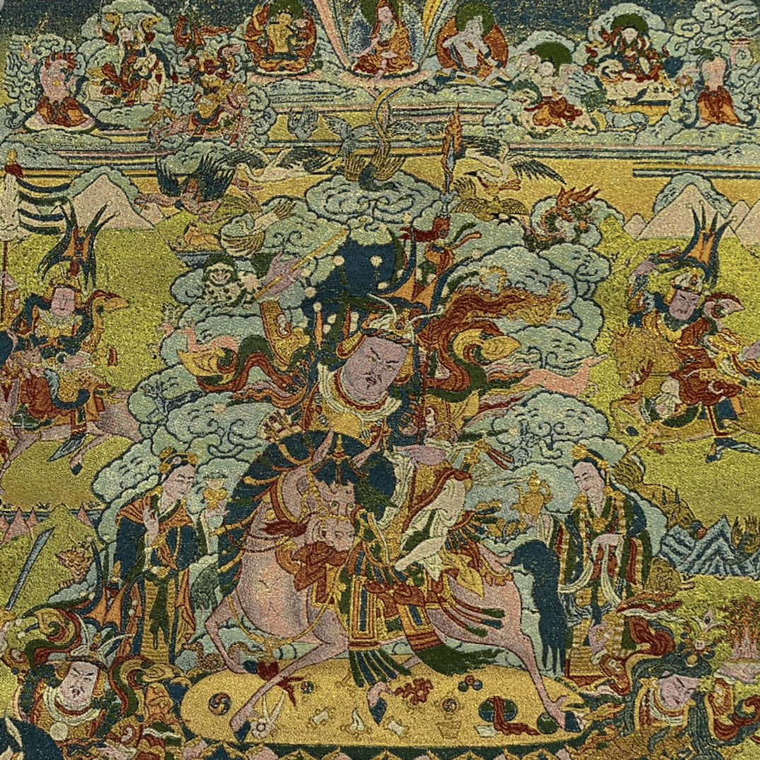 35-calowy haftowany Thangka, b – Embroidery House recenzja i cena