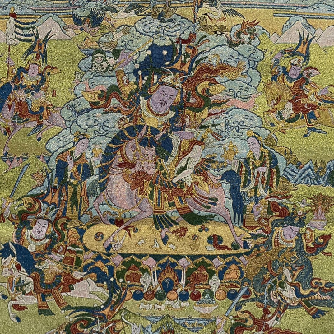 35-calowy haftowany Thangka, b – Embroidery House recenzja i cena