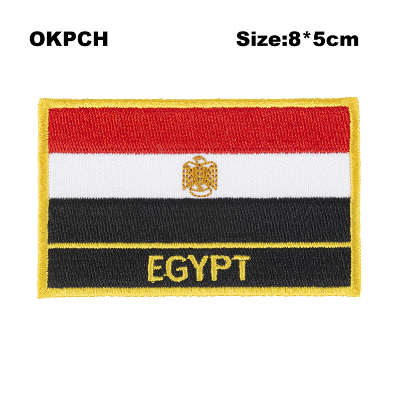 Naszywki z haftem flagi egipsk – Embroidery In Egypt recenzja i cena