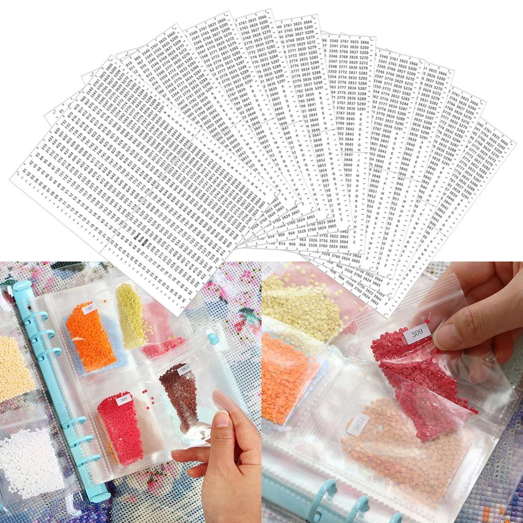 Naklejki z numerami do papieru – Embroidery Floss recenzja i cena