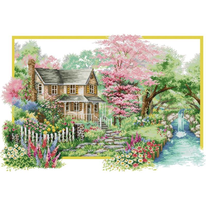 Zestaw scenerii z czterech pór – Embroidery Vs Cross Stitch recenzja i cena