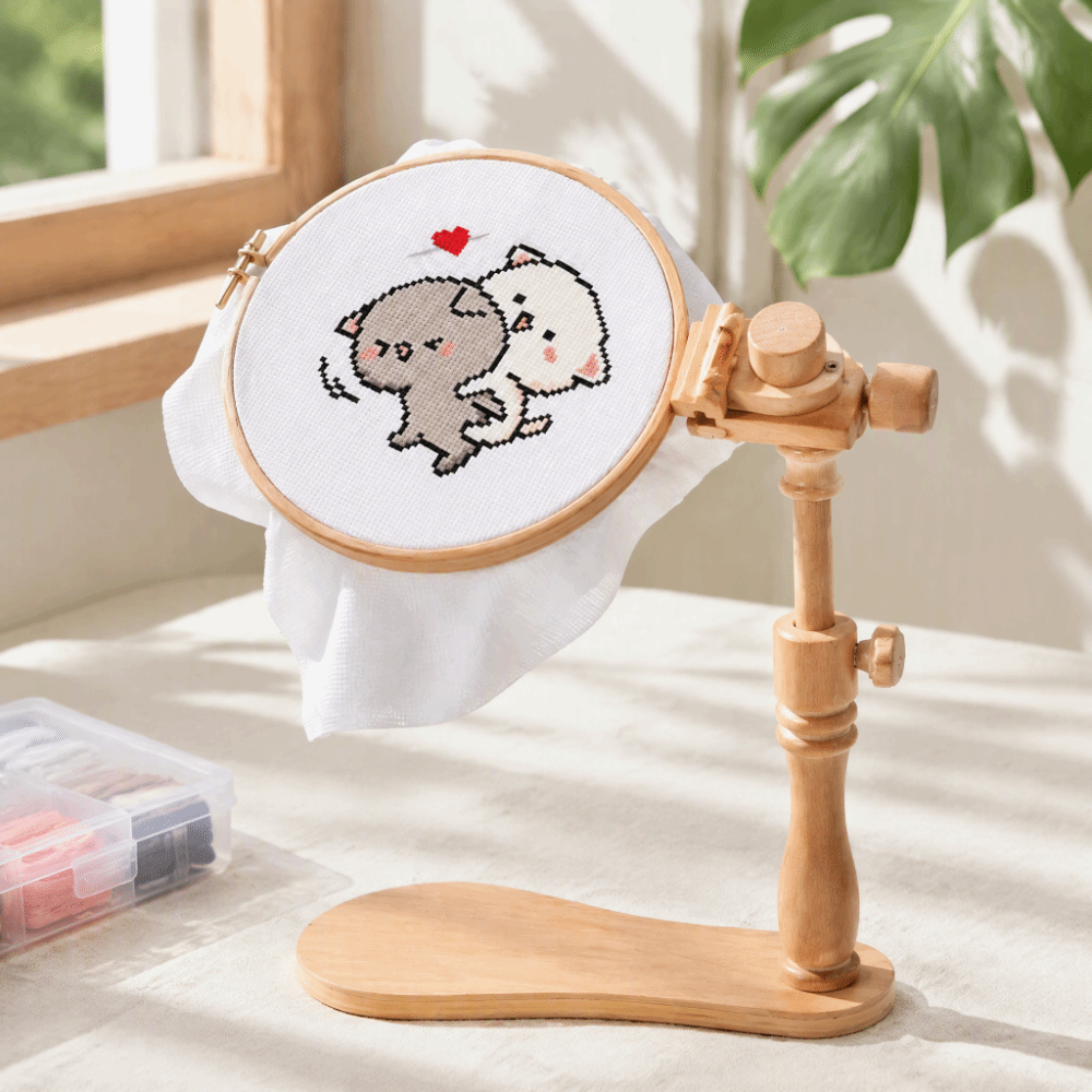 Regulowany Stojak na Tamborek  – Embroidery Hoop Stand recenzja i cena