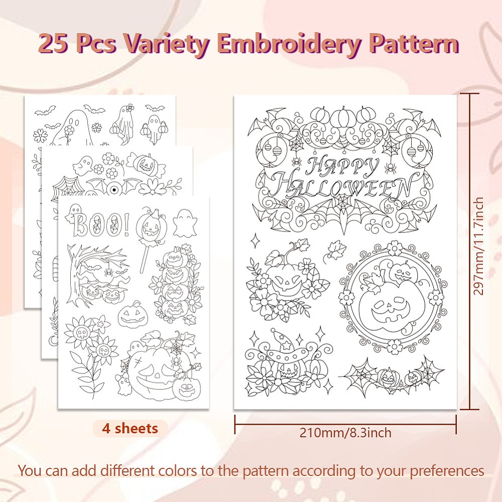 Rozpuszczalne w wodzie wzory d – Embroidery Sheet recenzja i cena