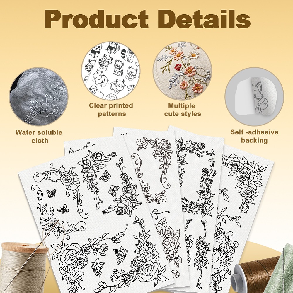 38 szt. Koronkowe wzory w róże – Embroidery Sheet recenzja i cena
