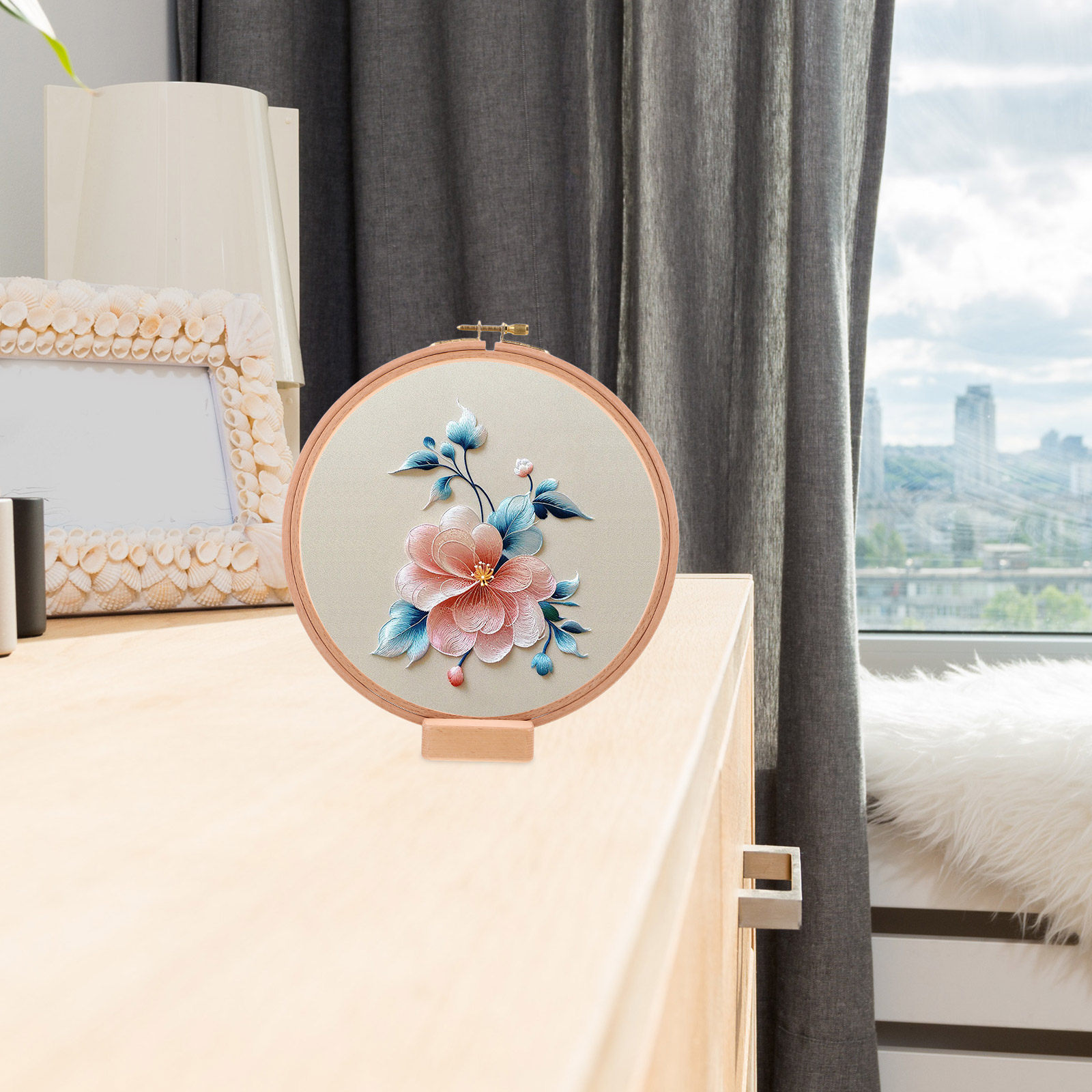1 zestaw: stojak do haftu krzy – Embroidery Hoop Stand recenzja i cena