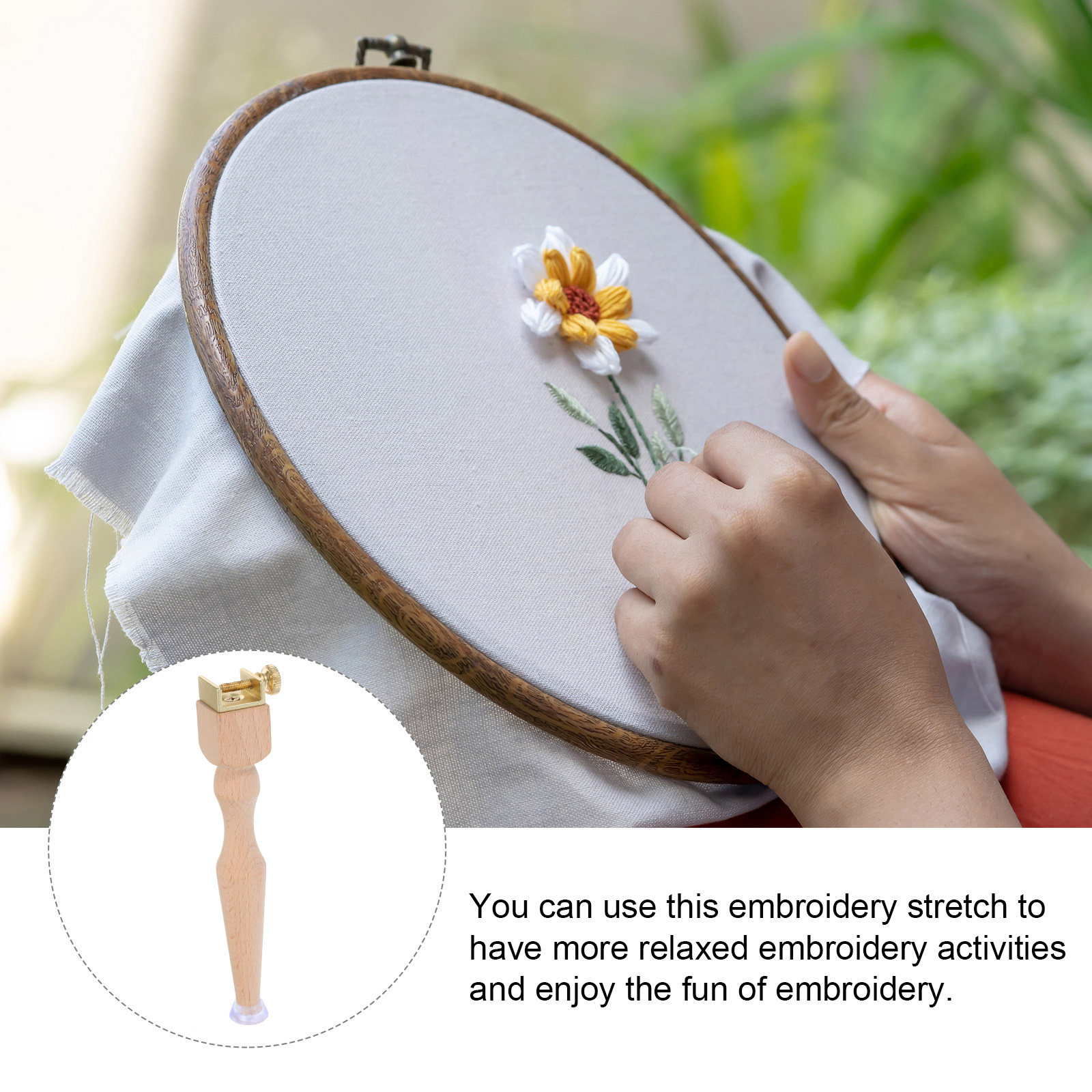3 sztuki drewnianych nóg do st – Embroidery Hoop Stand recenzja i cena