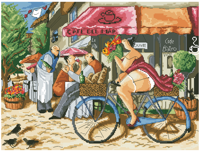 Big Butt Series Beachside Ente – Embroidery Vs Cross Stitch recenzja i cena